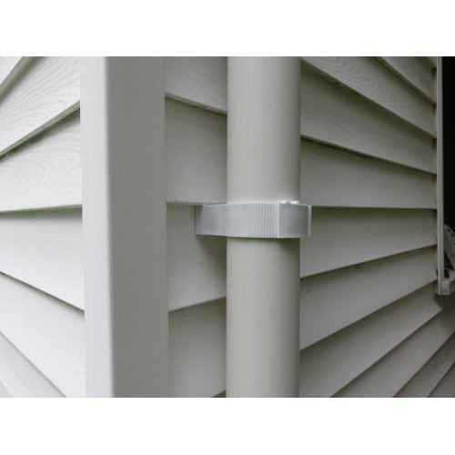 SNS HS White PP for 4 inch PVC, Copper Pipe, American made, one-piece hanger for pipes, cables, conduit