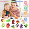 CIUGEO 32 PCS Assorted Wind-up Toys for Kids, Bulk Windup Animals Walking Jumping Swimming Flipping Clockwork Toys for Kids Easter Party Favors, Easter Basket Stuffers