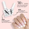 SXC Cosmetics X-Pro Tips Top Coat & Glue Gel Duo Set - Achieve Perfect French Acrylic Nails with Ease