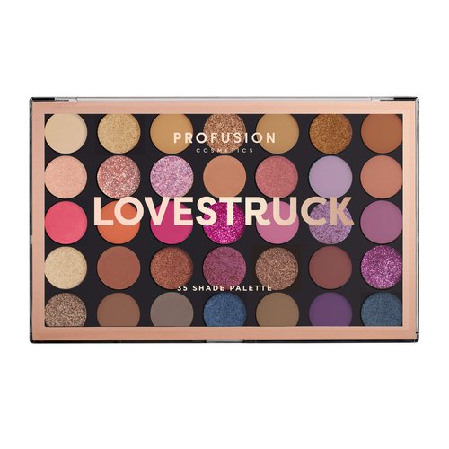Profusion Cosmetics LoveStruck 35 Shade Palette With Impress You Eyeshadow Palette Highly Pigmented Shades Makeup Blendable