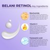 ABERA BELANI Retinol Night Cream For Women, Dark Spot Remover, Melasma Treatment, Reduce Fine Lines, Anti-Wrinkle, Anti-Aging Neck and Décolleté For Face (1 Box + Gift Eyelash Serum)