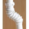 Plumb Pak PP812-5 Flex 'N Fix Extension Tube, 9" x 1-1/4" Inlet, 1-1/4" x 9", White
