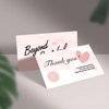 WEIZHEN 240-Count Thank You for Your Order Cards - Thank You For Supporting My Business Cards, 6 Styles - 2" x 3.5" Small Customer Appreciation Cards for Shops, Online Retailers, Business Owners