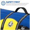 Paws Abroad Dog Life Jacket - Keep Your Canine Safe with a Neoprene Life Vest for Swimming and Boating - Available in Different Sizes, Color and Design to Choose - Blue and Yellow, Medium