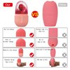 GISUREY® Ice Face Roller, Ice Roller for Face and Eye, Facial Beauty Ice Roller Skin Care Tools, De-Puff Eye Bags,Reduce Migraine Pain,Reusable Massage Silicone Ice Mold (Pink)