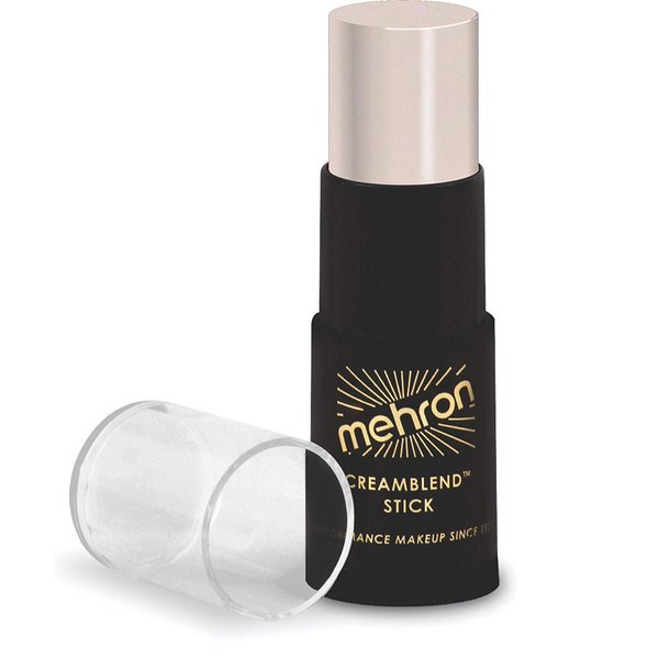 Mehron Makeup CreamBlend Stick | Face Paint, Body Paint, & Foundation Cream Makeup| Body Paint Stick .75 oz (21 g) (Alabaster)