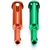 Frienda 2 Pieces Wire Twisting Tools, Wire Stripper and Twister, Wire Terminals Power Tools for Stripping and Twisting Wire Cable, both Manual and Electric (Green and Orange)