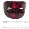 Parcelona French Bow Celluloid Tortoise Shell Ponytail Elastic Hair Tie Ponies Band