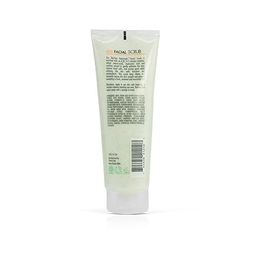 SKIN SPA - Exfoliating Face Wash Scrub, Aloe Vera 8 Oz - Exfoliates and Removes Dead Skin- Made with Pumice, Infused with Hyaluronic Acid, Amino Acids, Comfrey Extract, Retinol Vitamin A, C, E