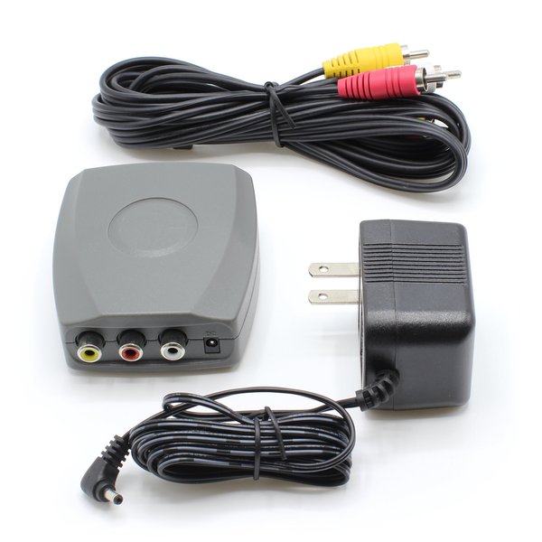 THE CIMPLE CO RF Modulator - RCA Composite to RF Coaxial - Converts Standard Definition Signals to Coax, Includes AV Cable