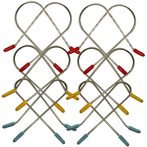 Mikinona 24pcs Electric Hair Rollers Hair Curler Securing Hot Roller Clip Replacement Hair Clips for Curly Hair Bobby Hair Pin Hot Roller Securing Clip Thermal Rollers for Hair Hairpin