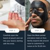 Cardon Face Mask for Bearded Men | Korean Sheet Mask for Men | Bamboo Charcoal Facial Mask and Beard Oil | 4-Pack