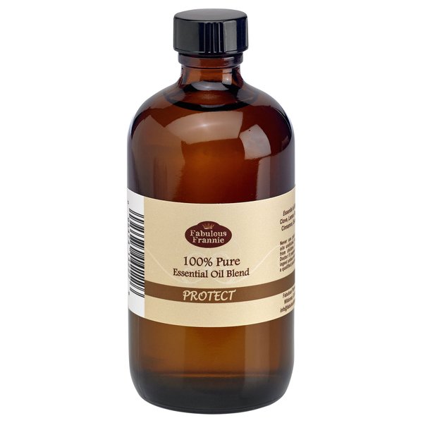 Protect (Compared to 4 Thieves) Pure, Undiluted Essential Oil Blend Therapeutic Grade - Great for Aromatherapy! Blend of Clove, Lemon, Cinnamon, Eucalyptus and Rosemary Essential Oil. (240ml (8oz))