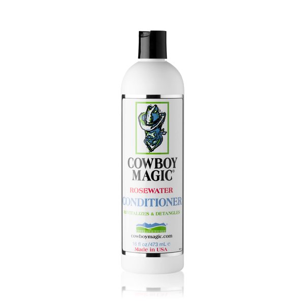 Cowboy Magic Rosewater Conditioner REVITALIZES and DETANGLES 16 Ounce