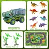 Niwoed Dinosaur Truck Toys for Kids 3-5, Tyrannosaurus Transport Vehicle Carrier Car Toys with 8 Dino Figures, Dinosaur Playset Toys for 3 4 5 6 7 8 9 10 Years Old Boys Girls Kids Birthday Gifts