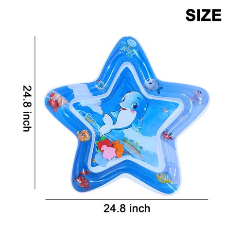 WAURCSY Water Sensory Playmat for Cats Thickened Upgraded Cat Dog Toys Bored Pet Animals Cat Kicker Toys Self Play Mat Interactive Toys Pet Water