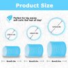 Self grip hair roller set 36 pcs,Heatless hair curlers,Hair rollers with hair roller clips and comb,Salon hairdressing curlers,DIY Hair Styles, Sungenol 3 Sizes Blue Hair Rollers in 1 set
