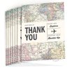 Big Dot of Happiness World Awaits - Travel Themed Party Thank You Cards (8 count)