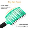 KTKUDY Detangling Brush Getting Knots Out without Pain - Boar Bristles Hair Brush Make Hair Shiny & Healthier Vented Detangler Brush for Women Men Kids Wet and Dry Hair (Gold & Green)