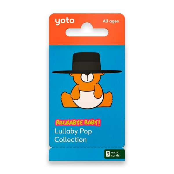 Yoto Lullaby Pop Collection – Kids Musical Card for Use with Player & Mini All-in-1 Audio Player, Screen-Free Listening with Fun Singalong Pop Songs for Playtime, Parties & Travel