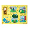 Melissa & Doug Sing-Along Nursery Rhymes Sound Puzzle - Wooden Peg Puzzle (8 pcs)
