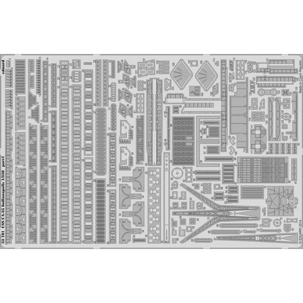 Eduard Models USS CA-35 Indianapolis Detail Set