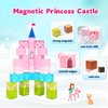 Hiwawind Updated Magnetic Blocks-Princess Toys, Creative Magnetic Building Blocks Toddler Toys, Birthday Gifts for Kids 3+ Years Old, STEM Montessori Sensory Toys for Boys & Girls Age 3-4 4-5 6-8