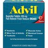Advil Ibuprofen, 200mg (50 Packets of 2 Coated Tablets) 50 ea (Pack of 3)