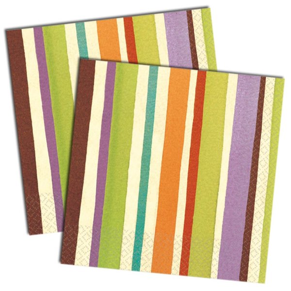 Crafty Stripe Luncheon Napkin