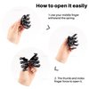 AUEAR, Octopus Clip Jaw Hair Claw Spider Hair Claw Clips Hairpins for Thick Hair (Mixed Color, 6 Pack, 2.36"x1.57")