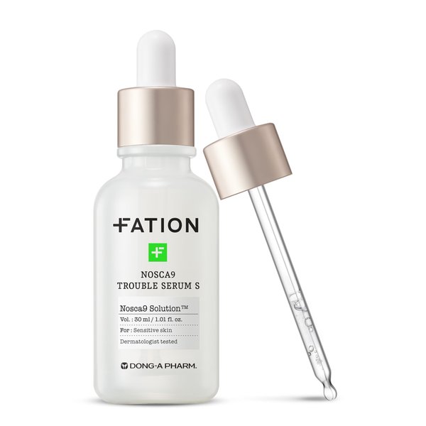 FATION NOSCA9 Trouble Serum S | Hydrating Serum for Face w/Centella Asiatica, Panthenol & Apple Extract | Face Brightening Serum | Calming Facial Serum Korean Skin Care (Pack of 1, 1.01 Fl Oz)…