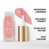 FV Liquid Blush, Long Lasting & Blendable Cream Blush for Cheeks, High Pigmented Dewy Blush Makeup, Buildable Face Blushes for Healthy Natural Finish (Believe)