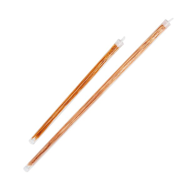 Rite Angler Copper Wire Fishing Line Tube of 50pcs. for Trolling and Deep Saltwater Big Game Fishing (14", 45 pounds)
