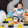 Construction Honeycomb Centerpieces, 9pcs Construction Party Centerpieces, Construction Truck Honeycomb Centerpieces, Excavator Honeycomb Decoration for Construction Birthday Party Supplies Decorations