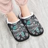 Umidedor Ethnic Elephant Slippers For Women Girls, Soft Memory Foam Non-Slip Indoor House Slippers Home Shoes For Bedroom Hotel Travel Spa