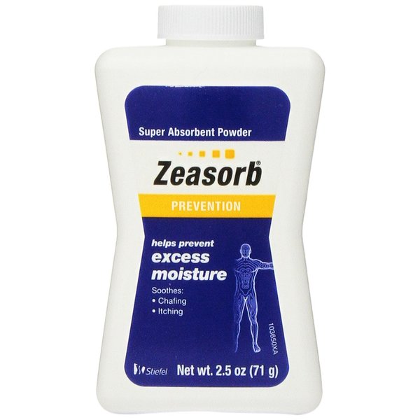 Zeasorb Prevention Super Absorbent Powder, Foot Care, 2.5-Ounce Bottles (Pack of 2)