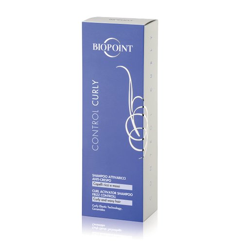 BIOPOINT Anti Frizz Curly Hair Shampoo Activecurl Wave and Curl Shampoo - Curly Shampoo for Elastic Curls - Hydrating Shampoo for Curly Hair - Shampoo Attivaricci Anti-crespo
