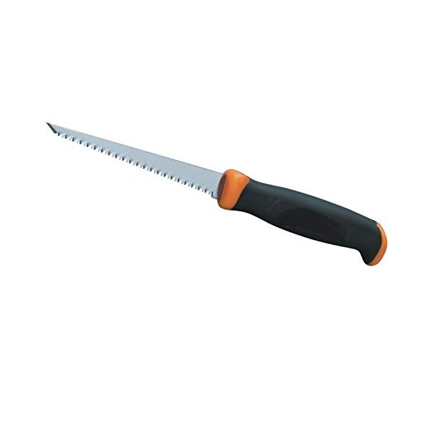 Edward Tools Harden Jab Saw with 6” EasyCut Blade - Drywall Knife mades clean cut through Drywall - High Carbon Steel for Precise Cuts - Ergo Keyhole Saw Handle - For Drywall, Sheetrock, Wood