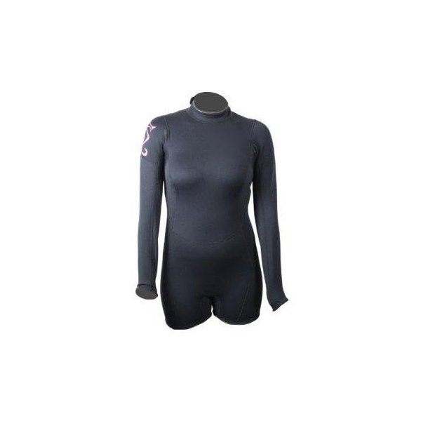 SEAVENGER Exclusive Unique 1MM Long Sleeve Shorty - Good for Surfing Diving and Snorkeling in Tropics- Women Size 11