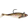 Tsunami Holographic 6.5" Swim Shad Soft Bait-Golden Bunker w/Spots