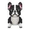 Larcele Micro Dog Building Blocks Mini Pet Building Toy Bricks, 812 Pieces KLJM-02(Boston Terrier)