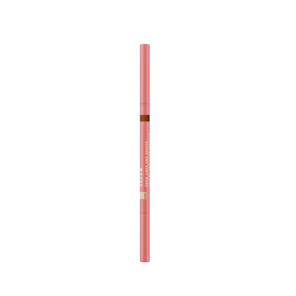 European Wax Center Dual-Ended Brow Pencil - Ultra-Fine Tip & Spoolie Brush, Water-Resistant Eyebrow Tint, Ophthalmologist Tested, Medium, 0.002 oz