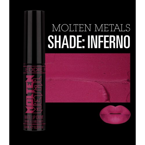 EDDIE FUNKHOUSER Molten Metal Metallic Matte Liquid Lipstick (Inferno)