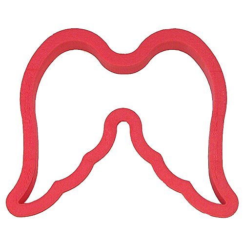 Angel Wings Cookie Cutter 4.25 Inch - Hand Made in the USA - Food Safe 3d Printed Plastic - CookieCutterCom