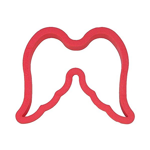 Angel Wings Cookie Cutter 4.25 Inch - Hand Made in the USA - Food Safe 3d Printed Plastic - CookieCutterCom
