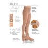 Mondor 3302 Light Tan Bamboo Over The Boot Figure Skating Tights L-G