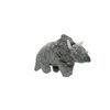 MIGHTY- Dinosaur Triceratops - Squeaker-Multiple Layers. Made Durable, Strong & Tough. Interactive Play Dog Toy (Tug, Toss & Fetch). Machine Washable & It Floats. (Junior 2 Pack)