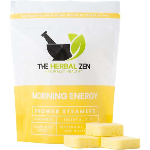 Morning Energy Shower Steamers Aromatherapy with Peppermint and Lemon Essential Oils Shower Bomb Aromatherapy, Spa Day Gifts, Self Care Gift, Valentines Day Gifts for Women and Men, Shower Bath Bomb