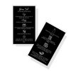 Boutique Marketing LLC | 50 Pack | Physical Printed 2 x 3.5 incheBoutique Marketing LLC BusinesBoutique Marketing LLC Card Size | Black with Icon Design, black, white