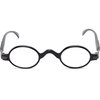 The Potter Unisex Reader, Metal Round Vintage Spring Hinge Reading Glasses for Men and Women + 3.00 (2 Black)